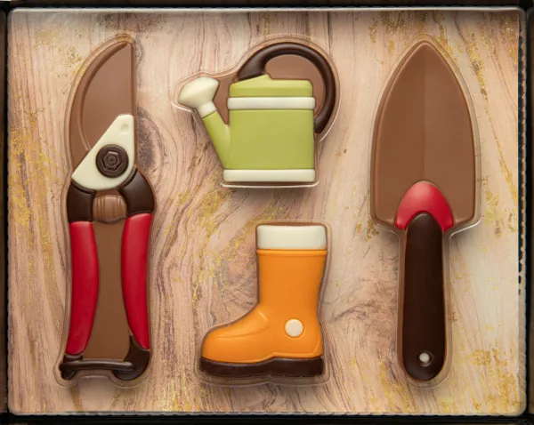 Garten-Set – Schokoladen-Geschenkpackung (125 g)