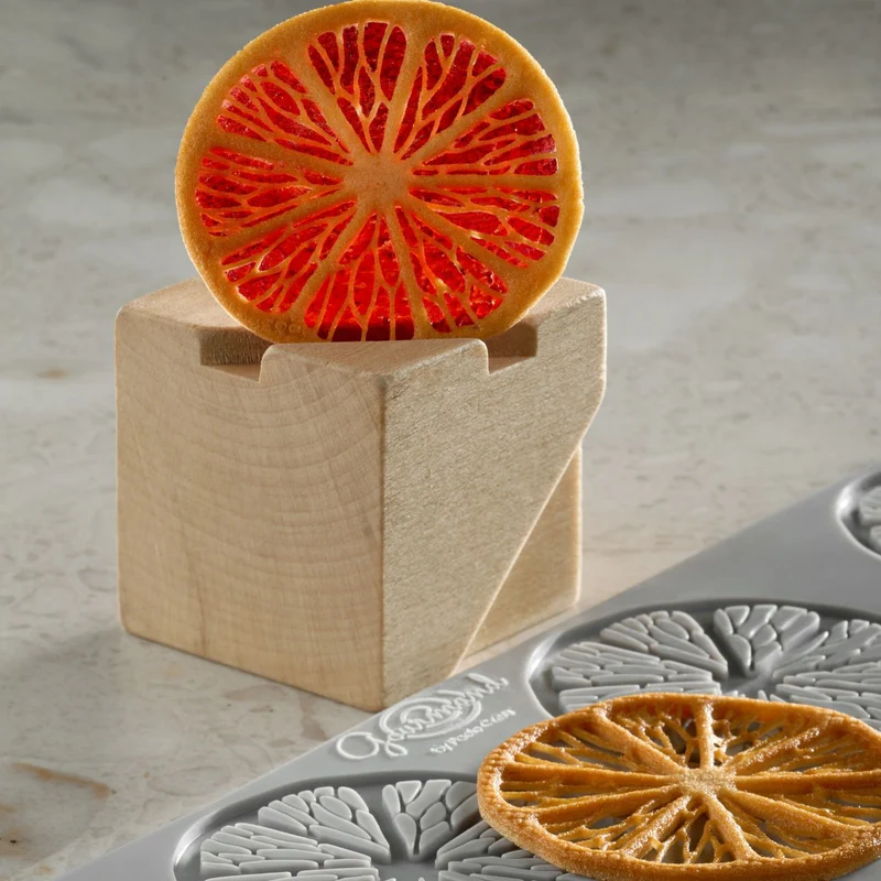 Pavoni Silikonmatte Citrus GG078 – Dekorationsmatte für Tuiles und feine Dessertdekore