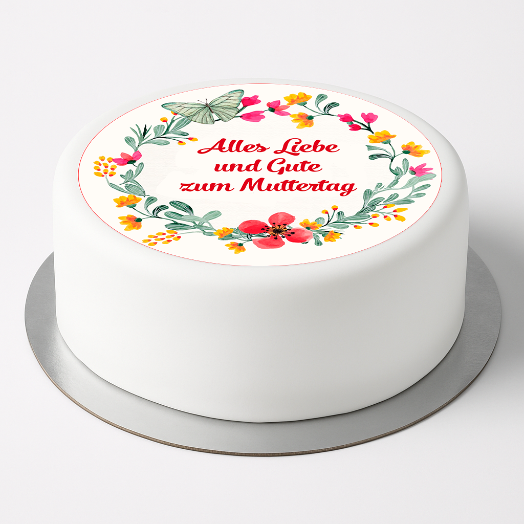 Tortenaufleger Muttertag