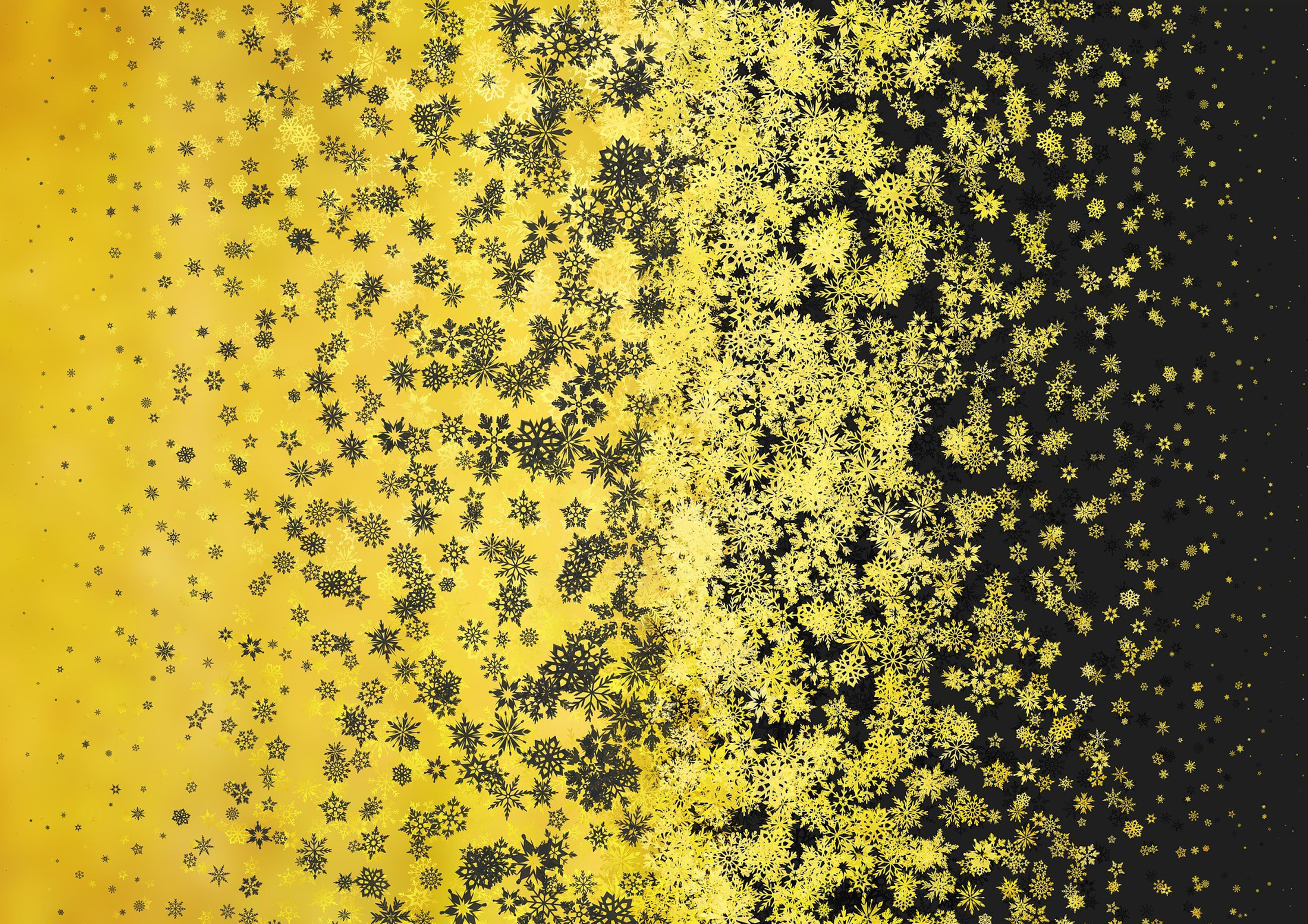 Deko Fondant Schneeflocken gold