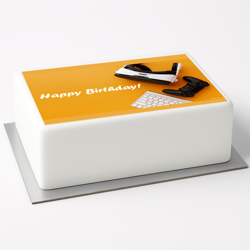 Tortenaufleger Gamer