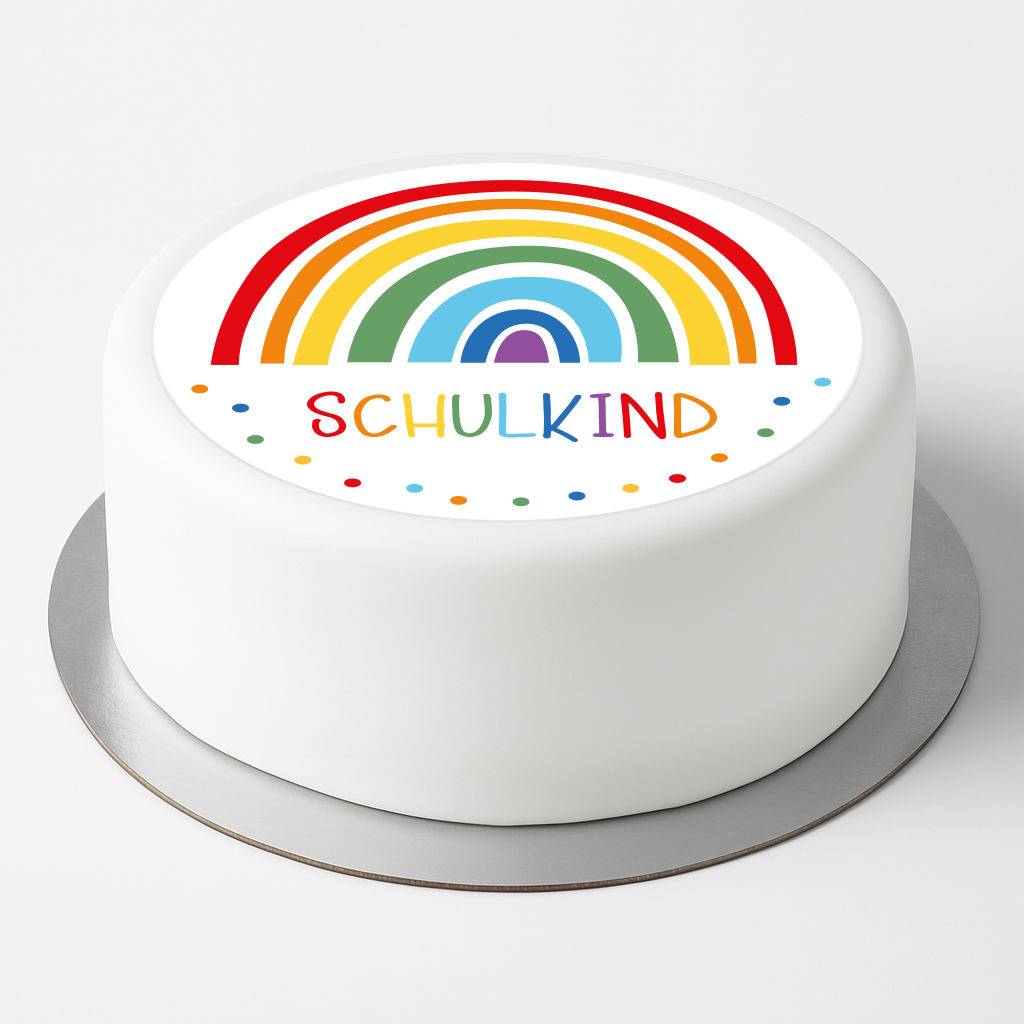 Tortenaufleger Einschulung 