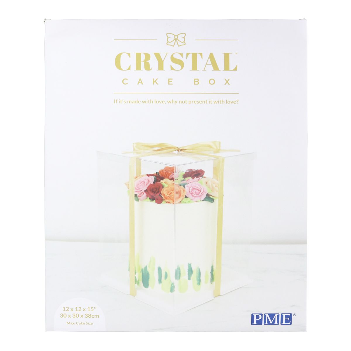 Tortenbox Crystall CCB12 | 32x32x40 cm