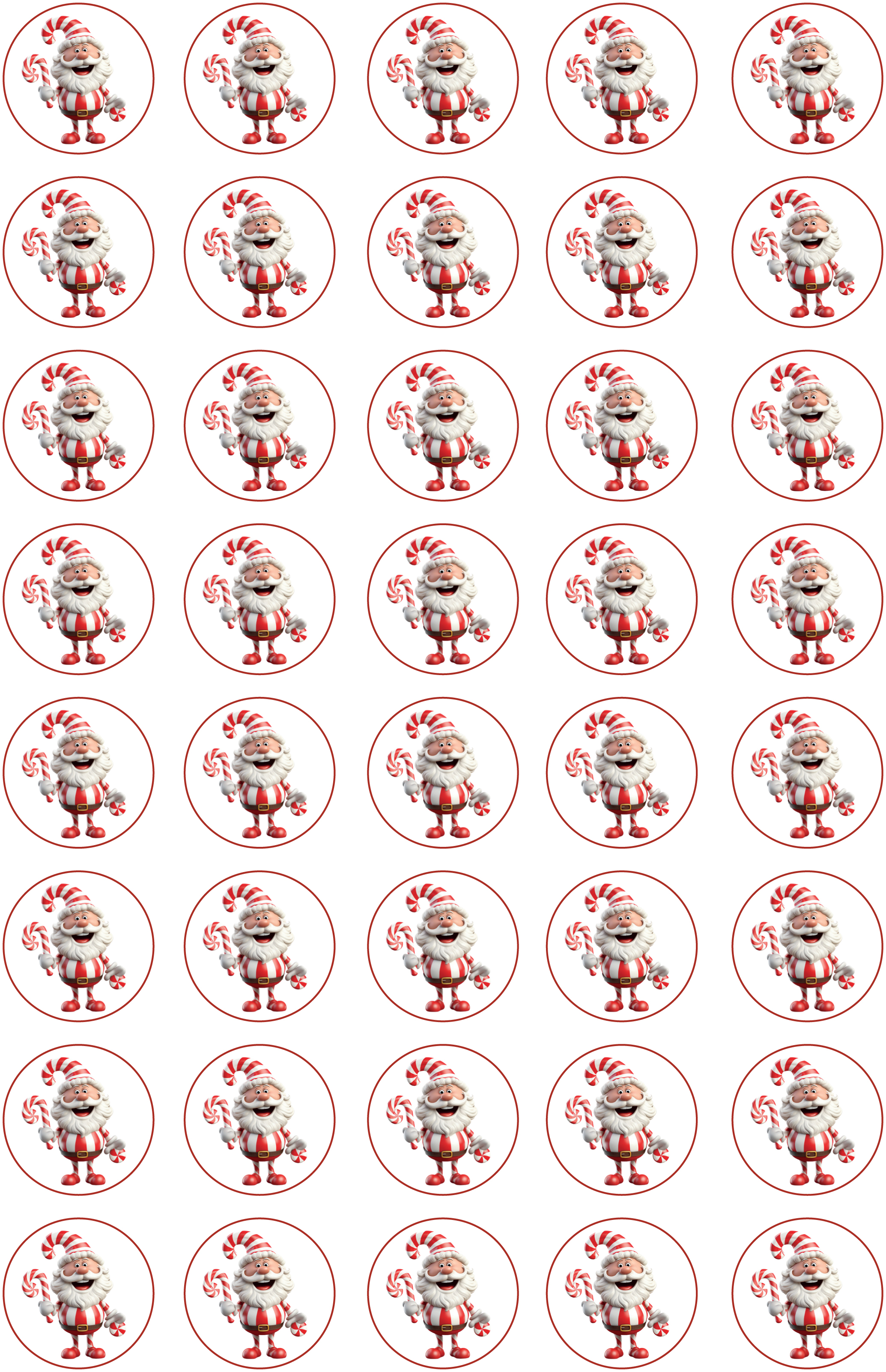 Keksaufleger Weihnachtsmann
