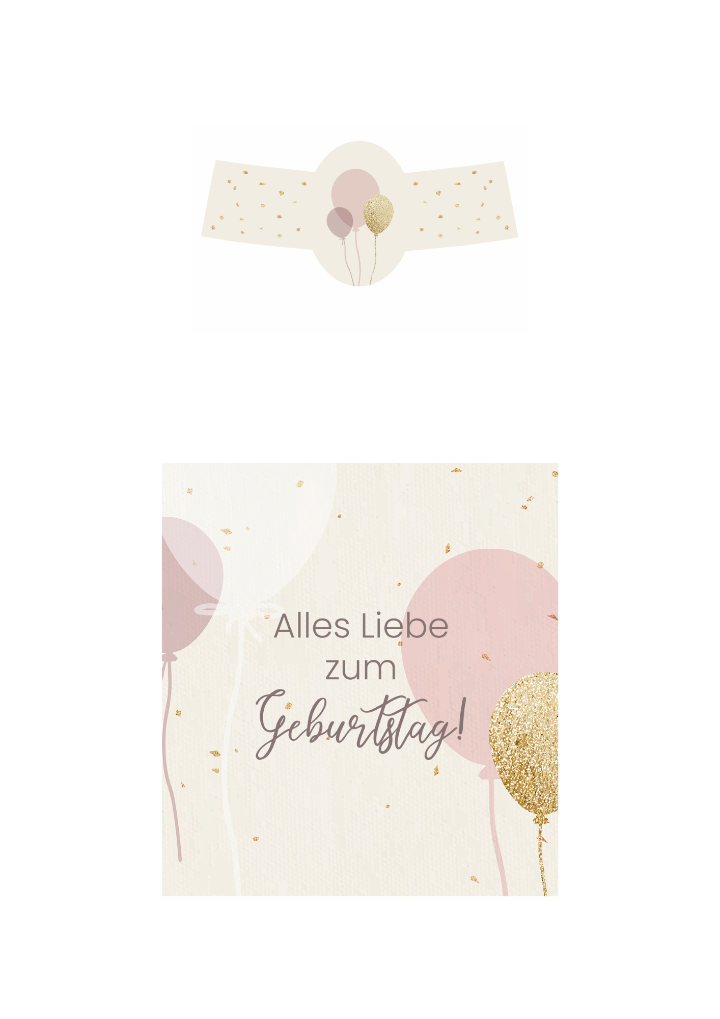 Fondant Flaschenetikett Geburtstag