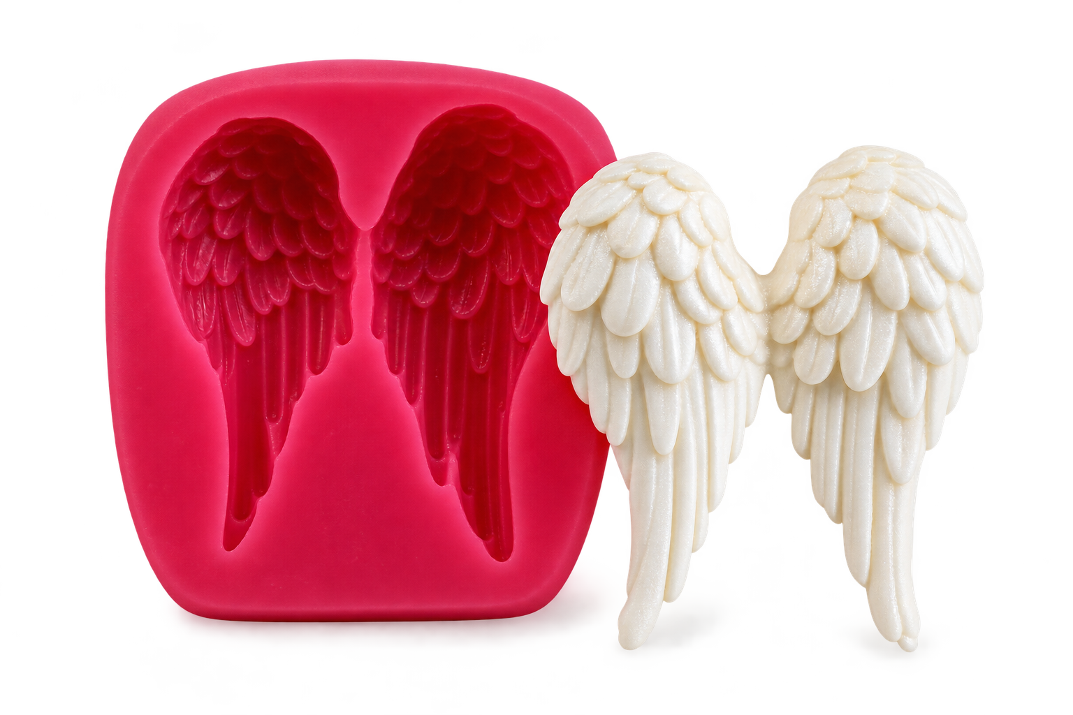 Silikonform Engelsflügel – 3D Engel Flügel für Fondant, Schokolade & Tortendekoration