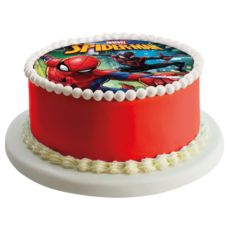 Spiderman Tortenbild 20 cm | zuckerfrei