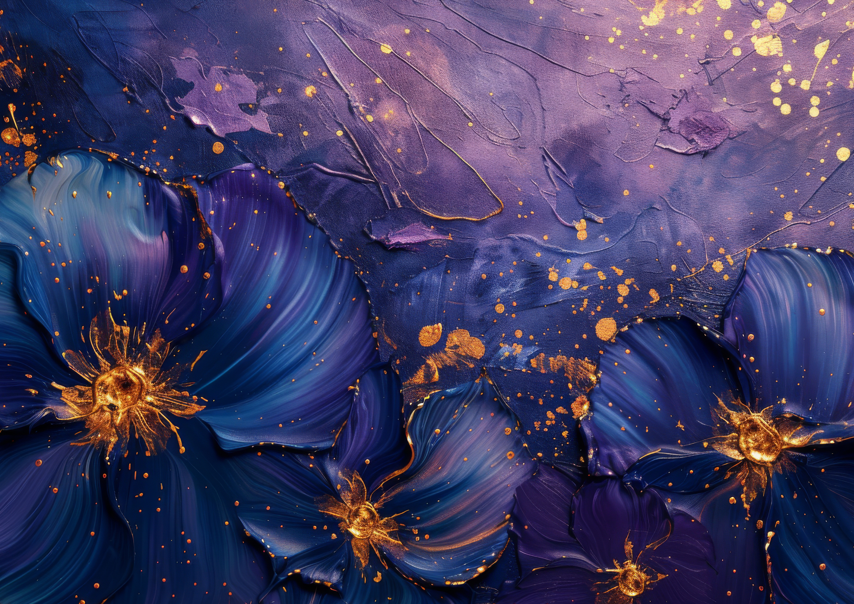 Deko Fondant Muster-blau