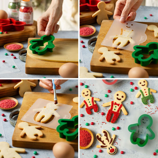 GingerXmas Ausstecher- & Schablonen-Set