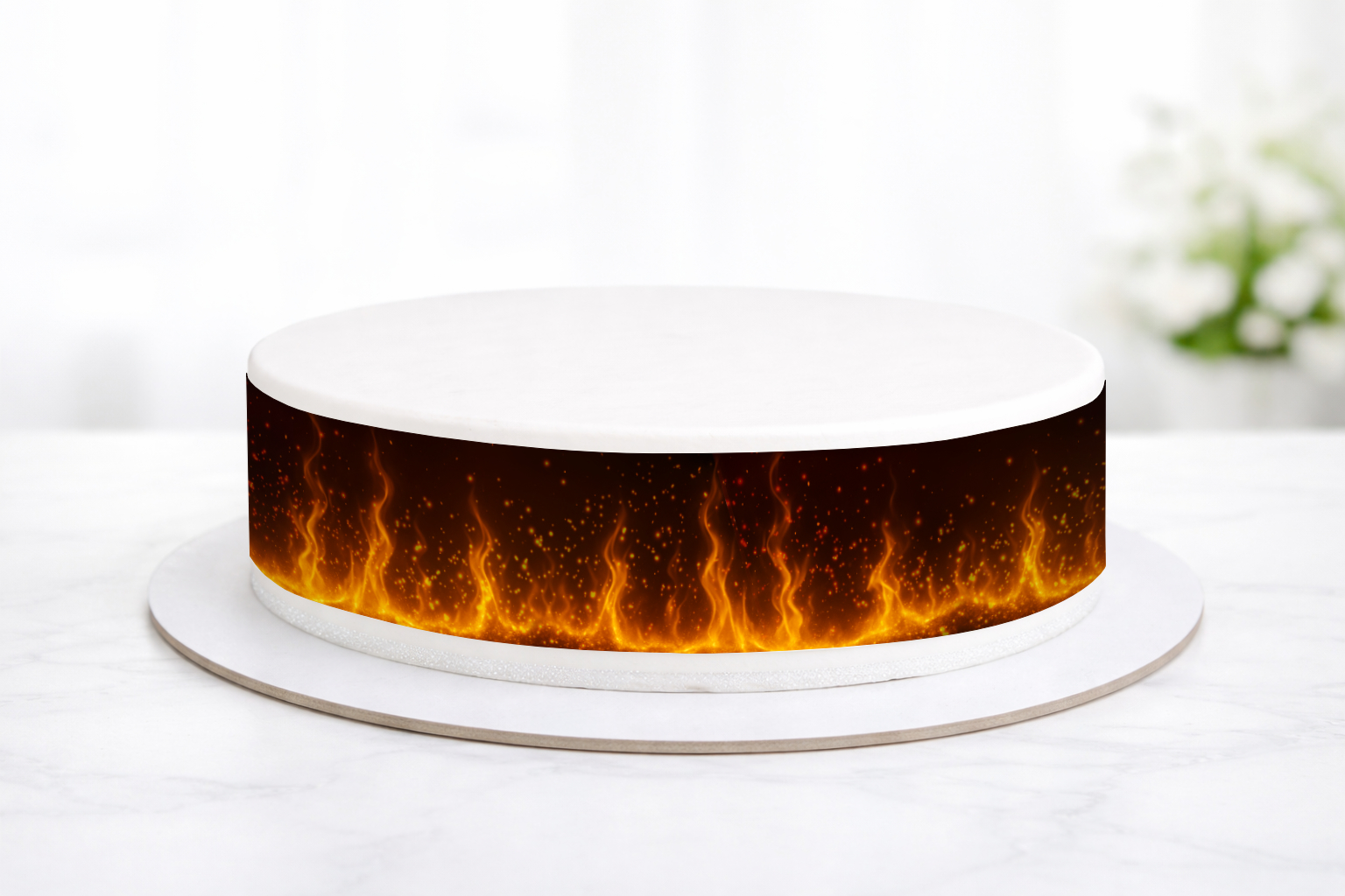 Tortenband Feuer Flammen 
