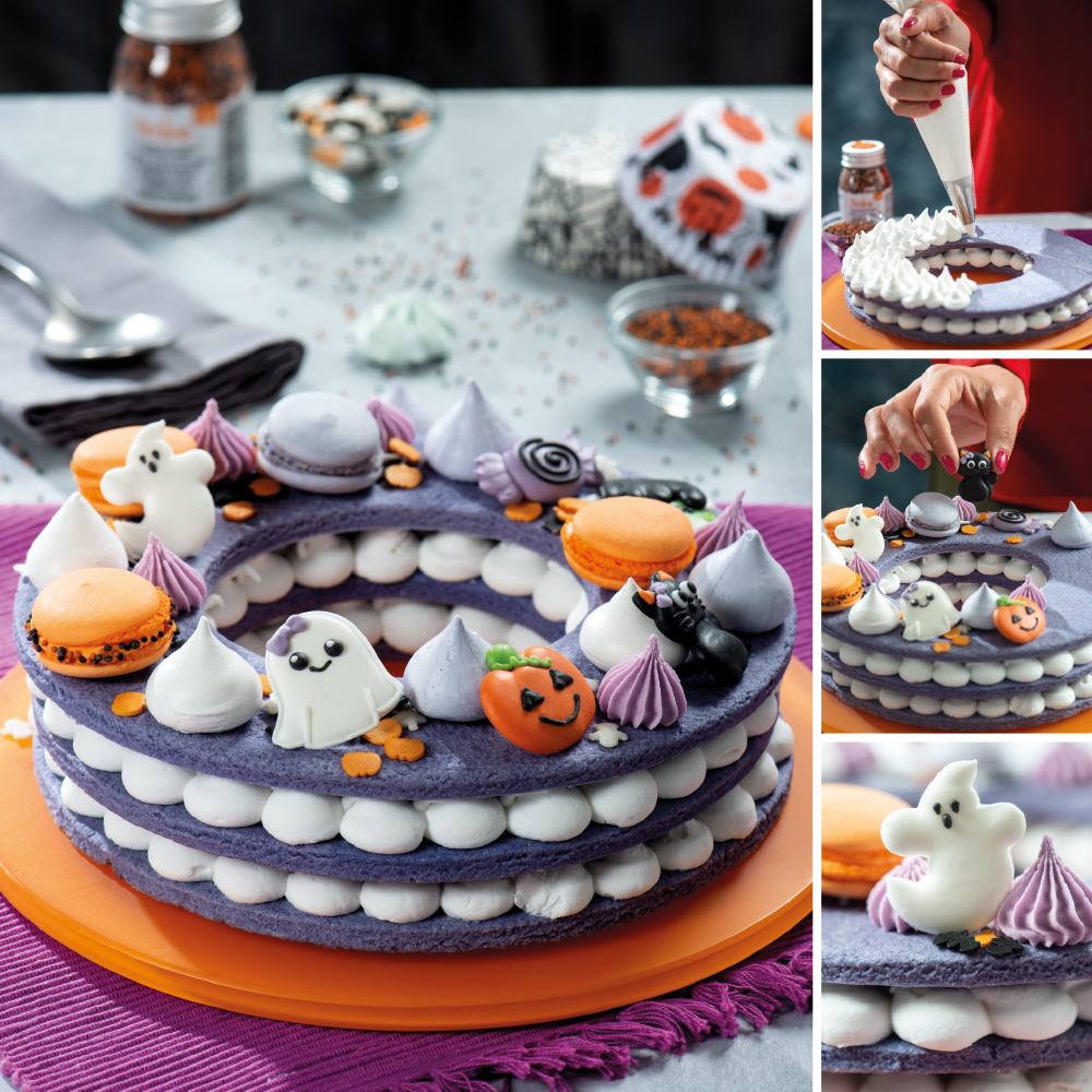 Zuckerdekoration Halloween - 6 Teile Zuckerdekoration Halloween - 6 Teile