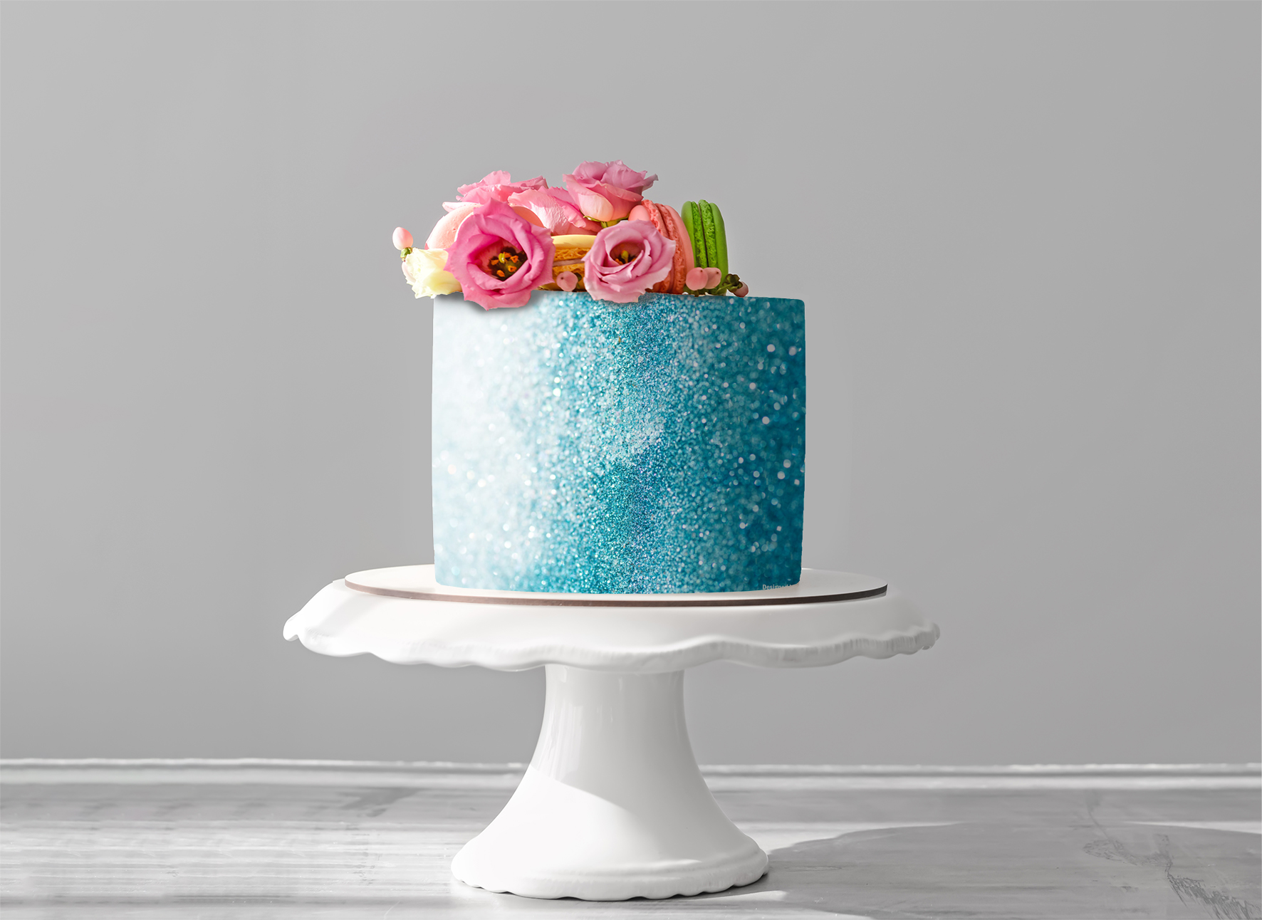 Deko Fondant blau