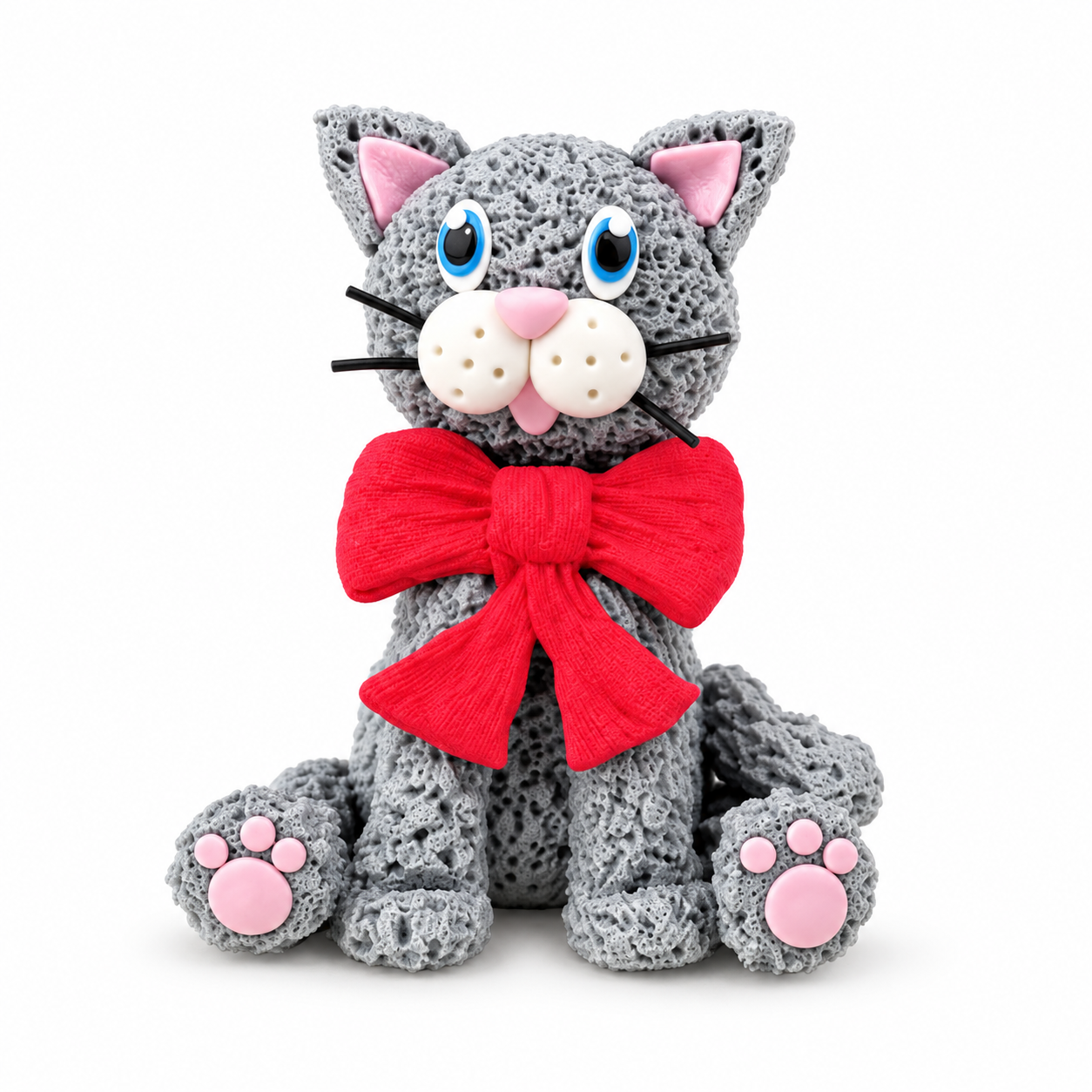 Katze handmodelliert