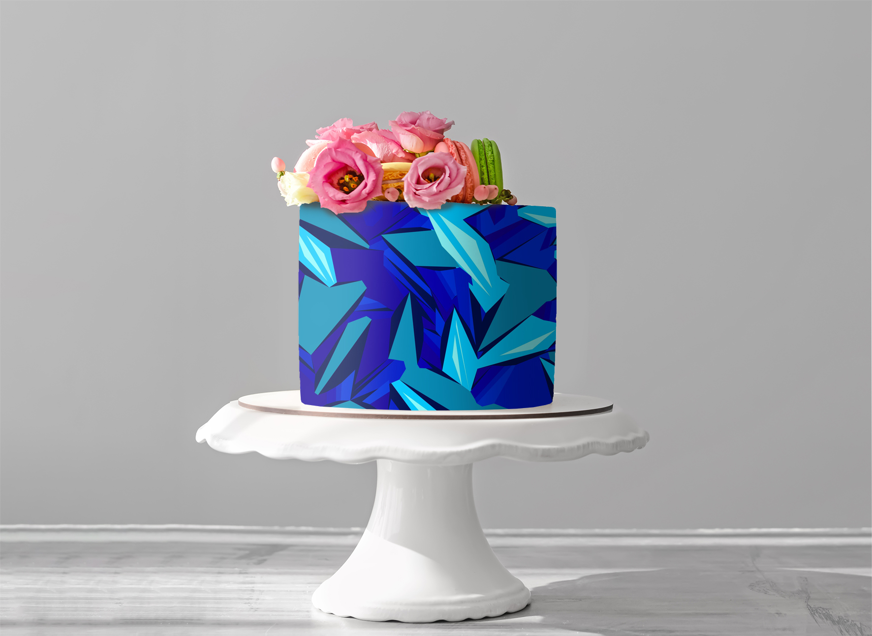 Deko Fondant blau
