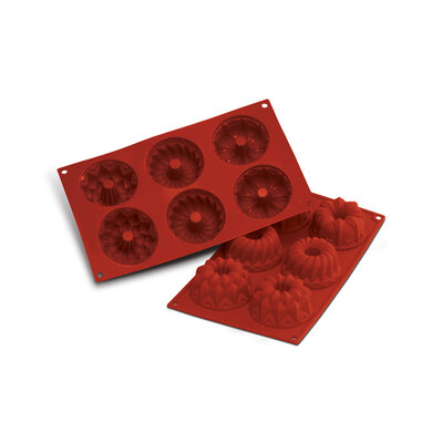 Silikomart® SF061 Fantasy Silikonform – vielseitige Silikon-Backform mit 6 Fantasy-Motiven