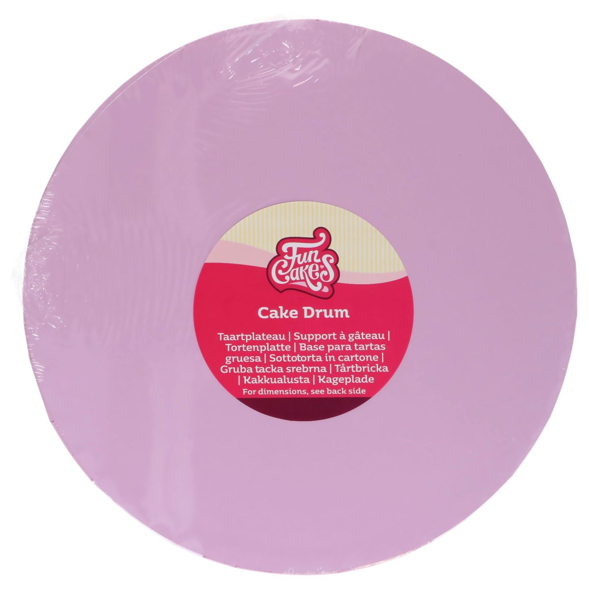 Tortenplatte rund  Pastel Purple Ø 25 cm