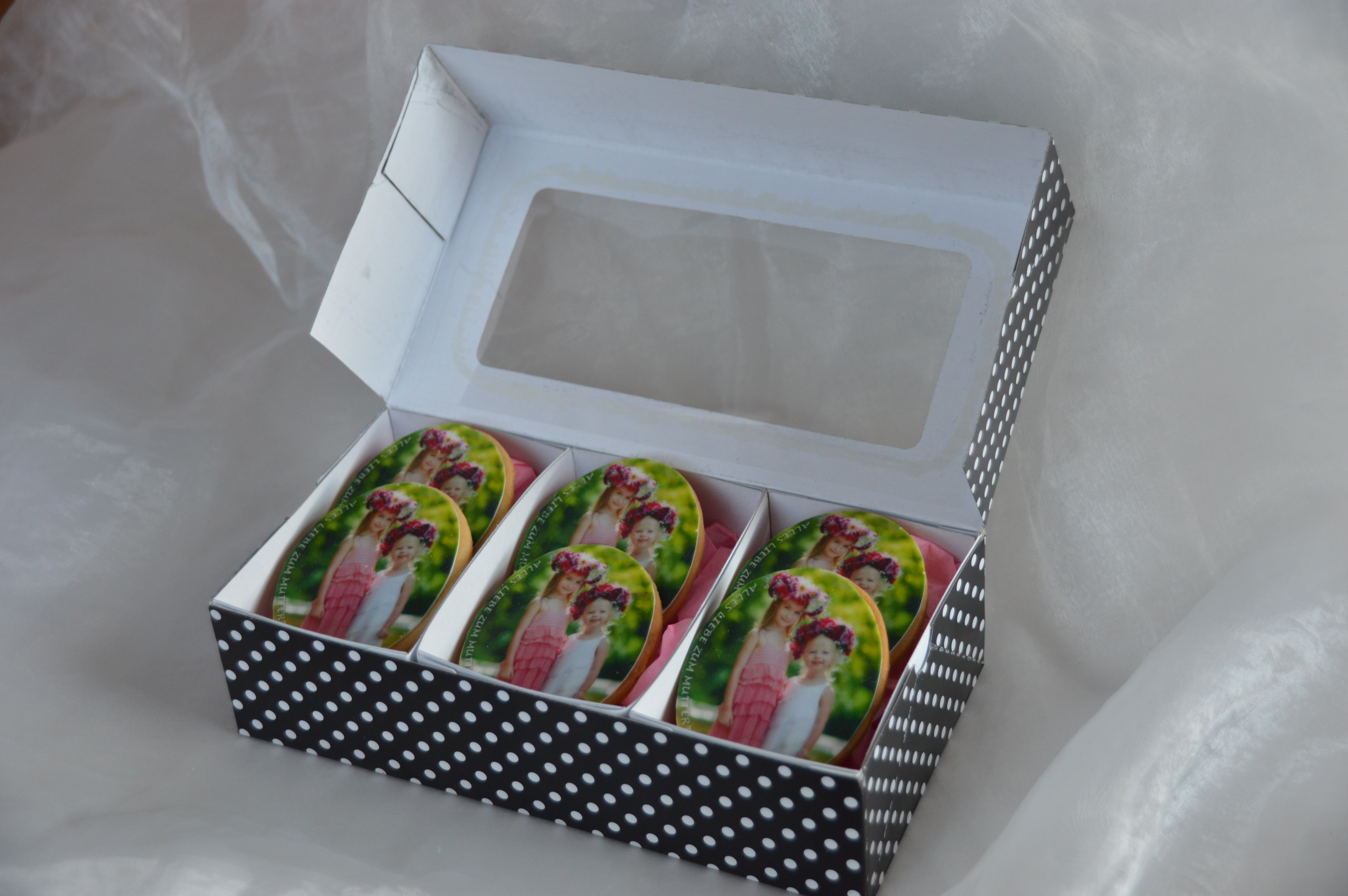 Kekse - Ovale mit Foto in Schachtel