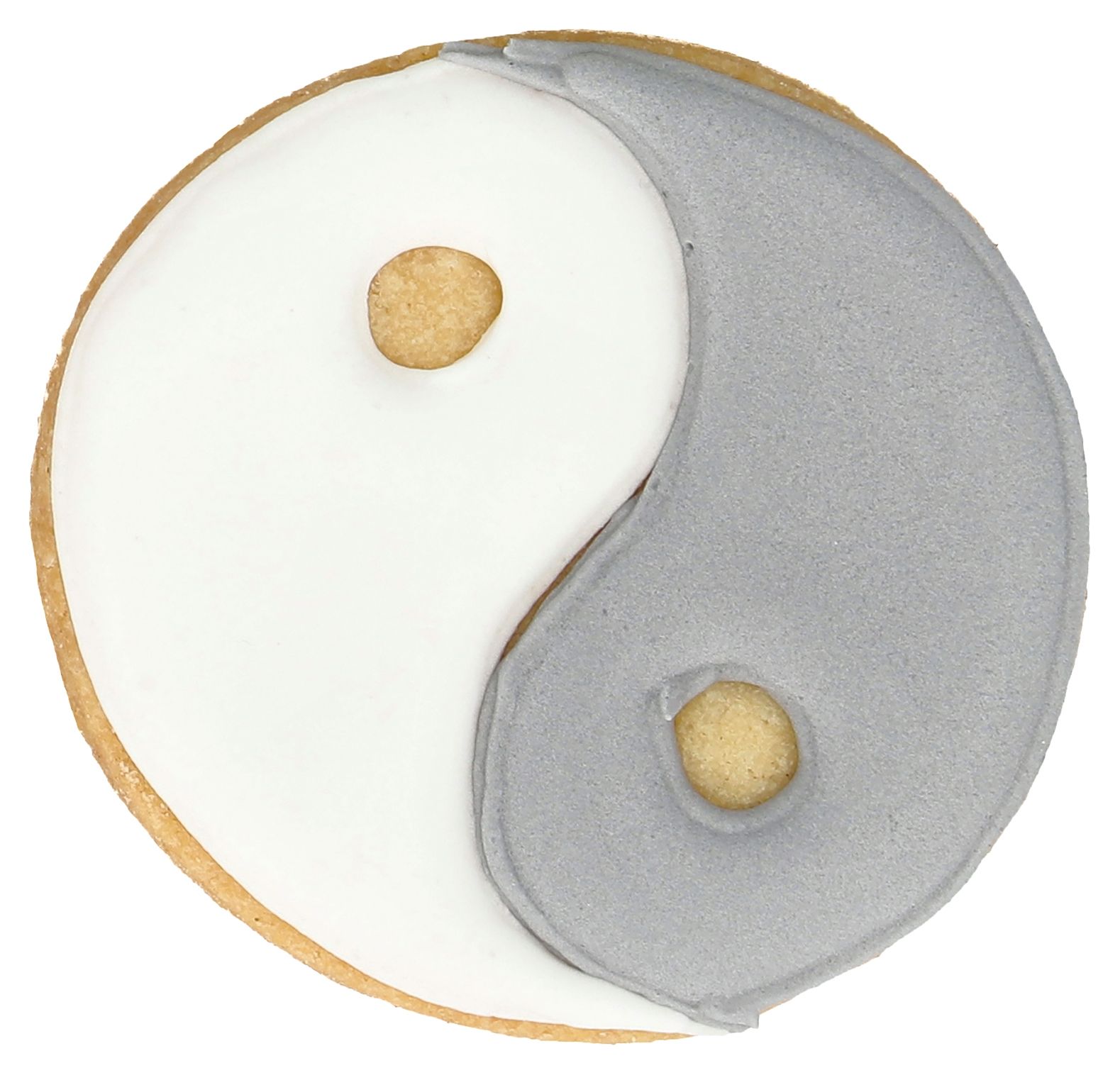 Präge-Ausstecher Yin Yang 6 cm – Edelstahl  A78