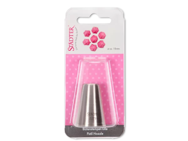Blütenstempeltülle Fine Line 6 x 4 mm – Spritztülle aus Edelstahl