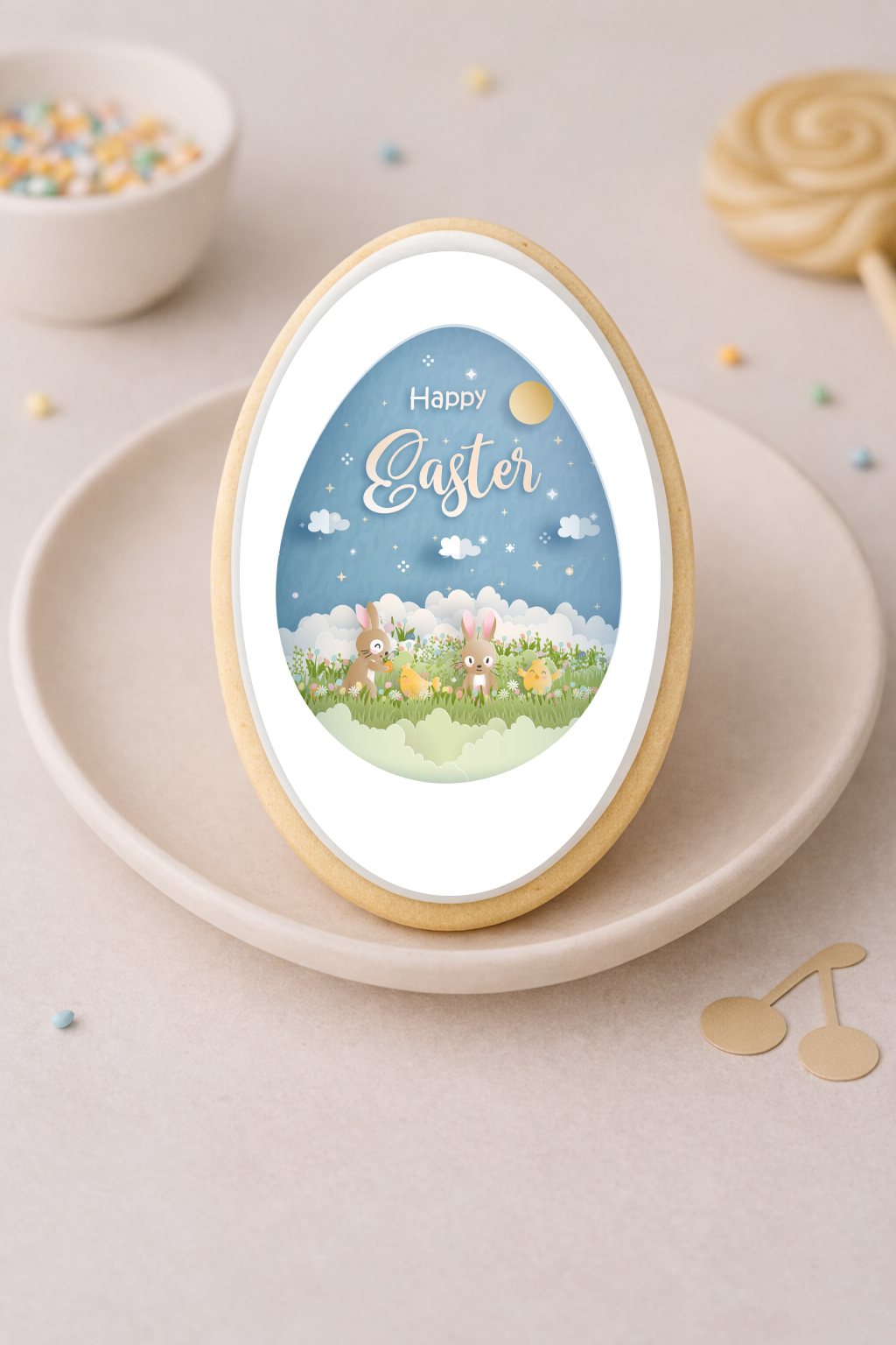 Keksaufleger Ostern aus Fondant – 28 Stück