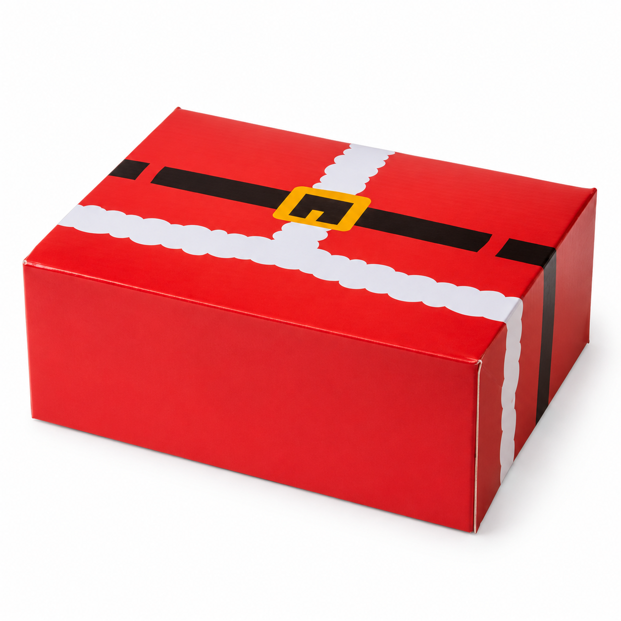 Gebäckbox Happy Weihnachtsmann – 18 × 13,5 × 7,5 cm