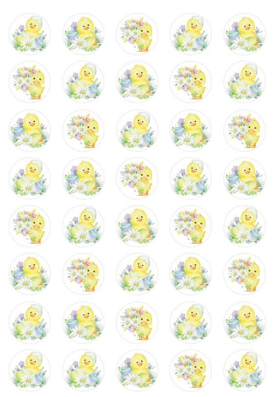 Muffinaufleger Küken Ostern