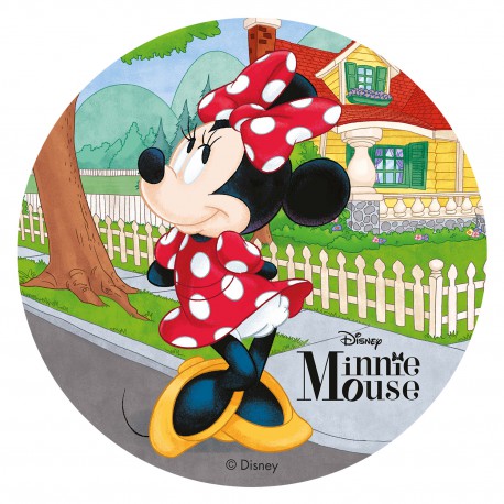 Tortenbild Minnie Mouse Oblate 20 cm 