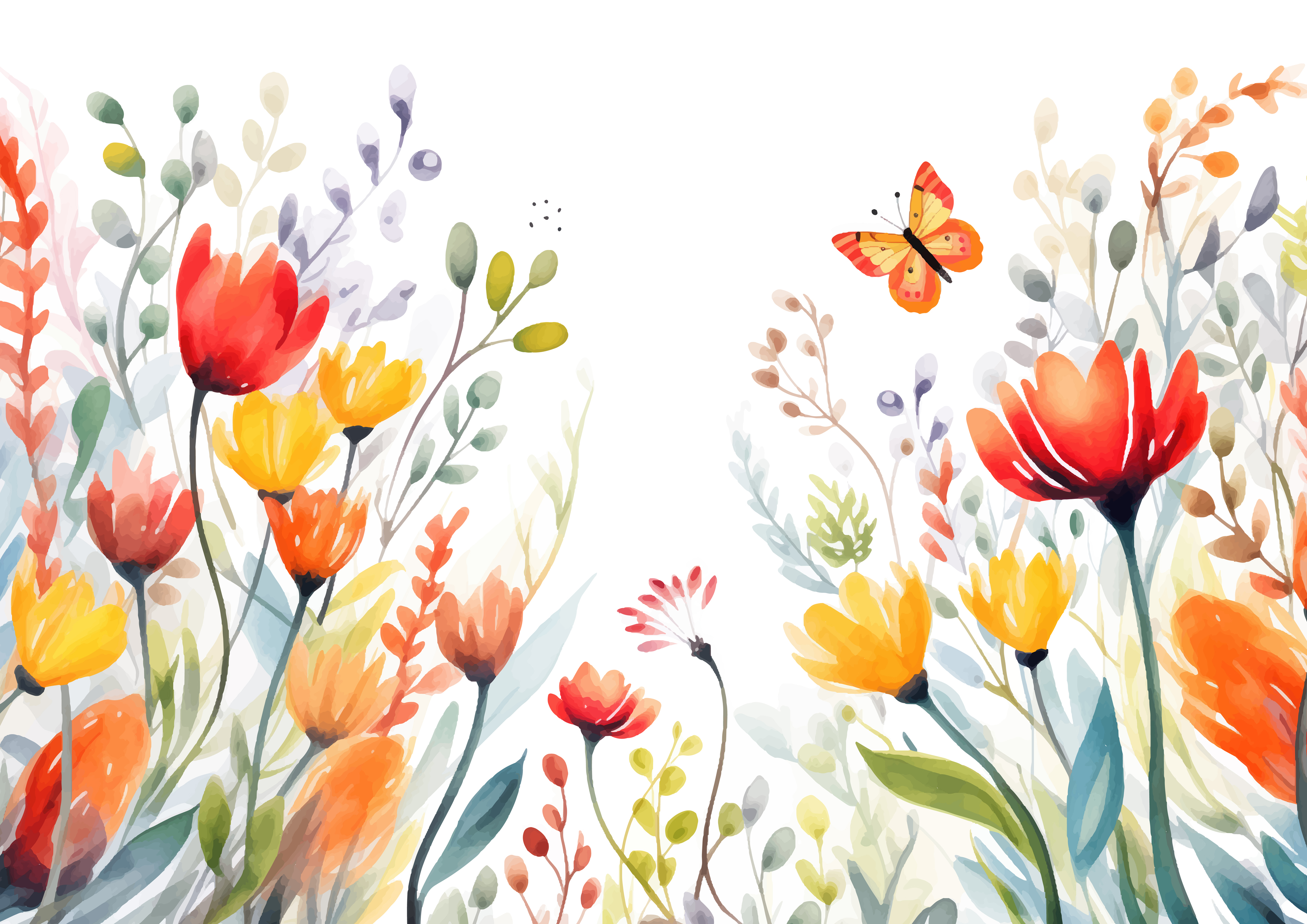 Deko Fondant Blumenwiese