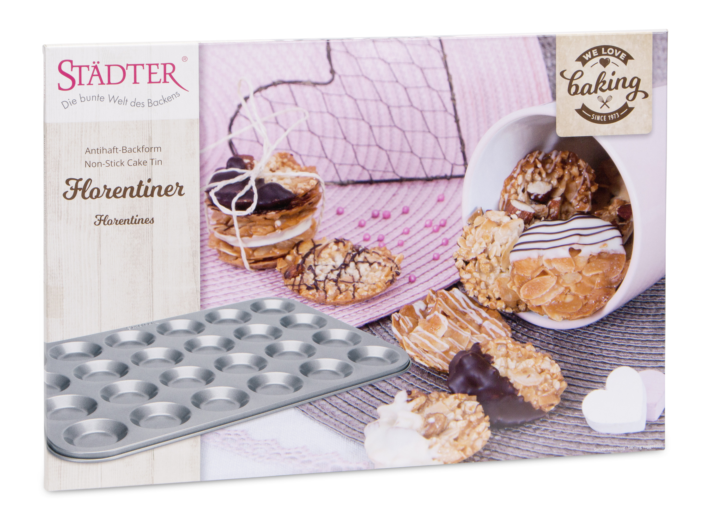 Florentiner Backform SmartBake – 24 Mulden Ø 5,5 cm | Antihaft