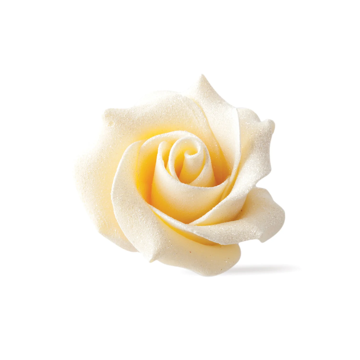 Schokoladekoration Rosen – weiße Schokolade – 3 Stück