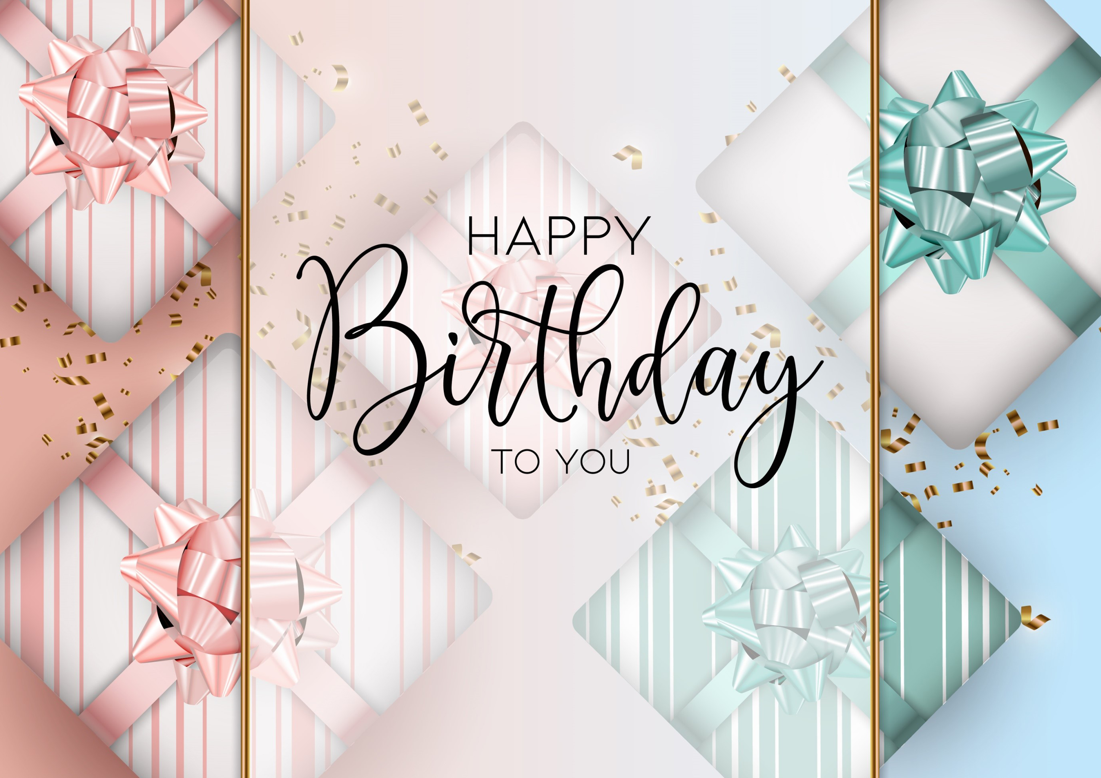 Rouladendekor Happy Birthday