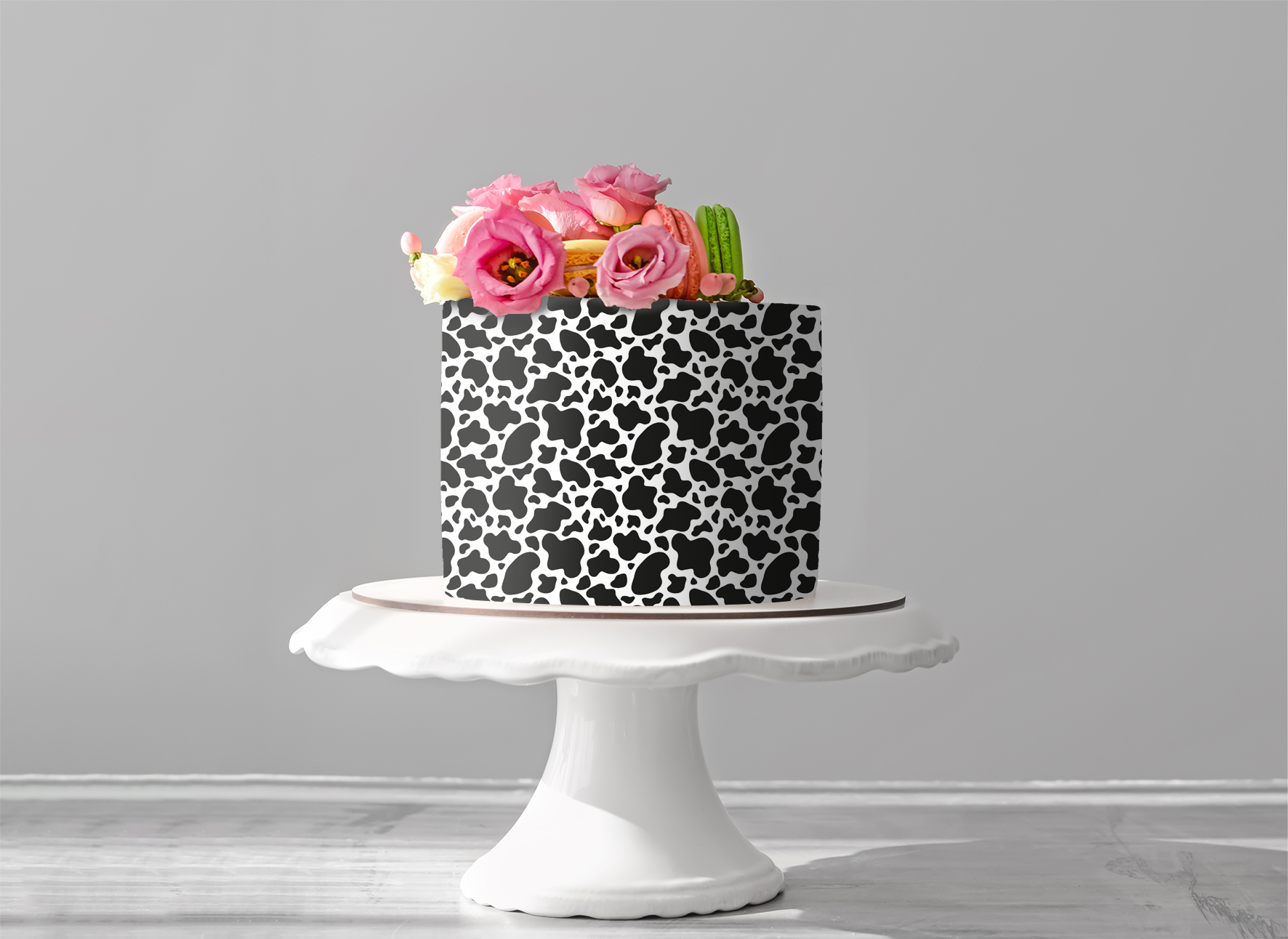 Deko Fondant Kuhflecken