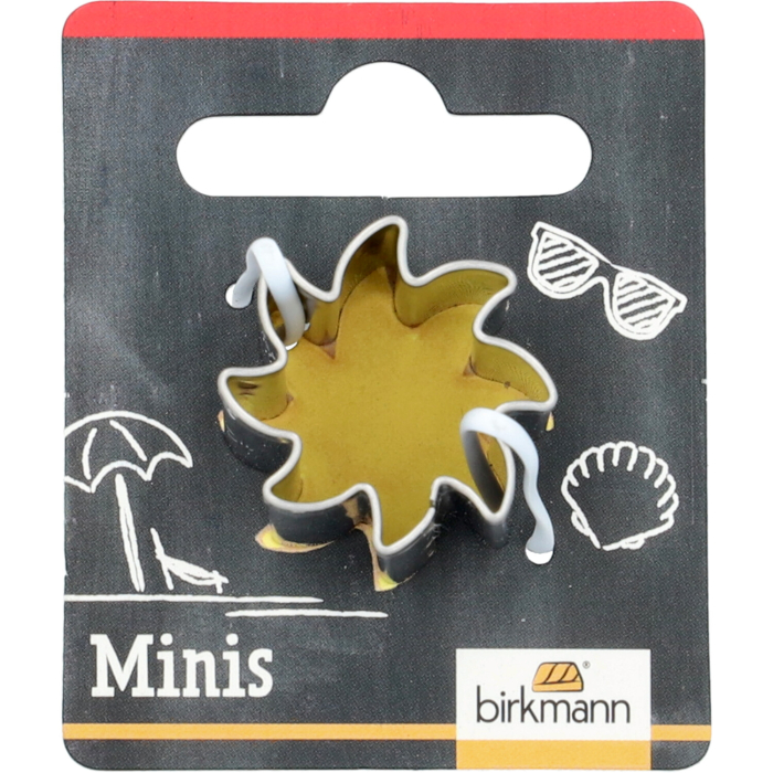 Mini-Ausstechform Sonne Edelstahl | 2,6 cm
