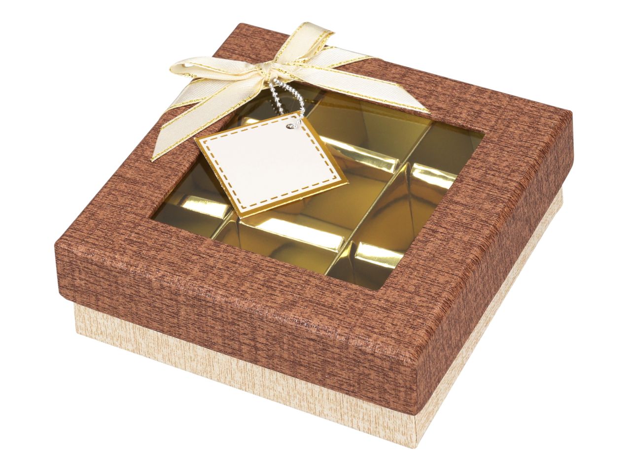 Pralinen Schachtel Chocolate Case für 9 Pralinen Treasure