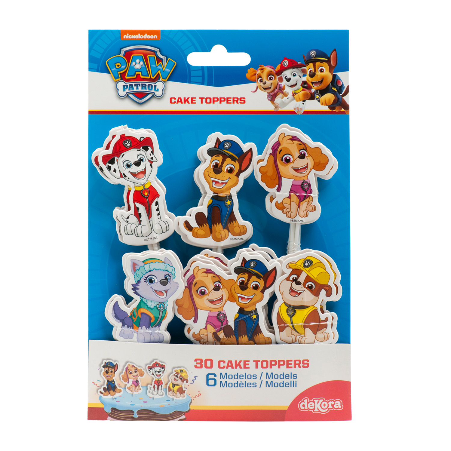 Paw Patrol Cake Topper – 16 Stück