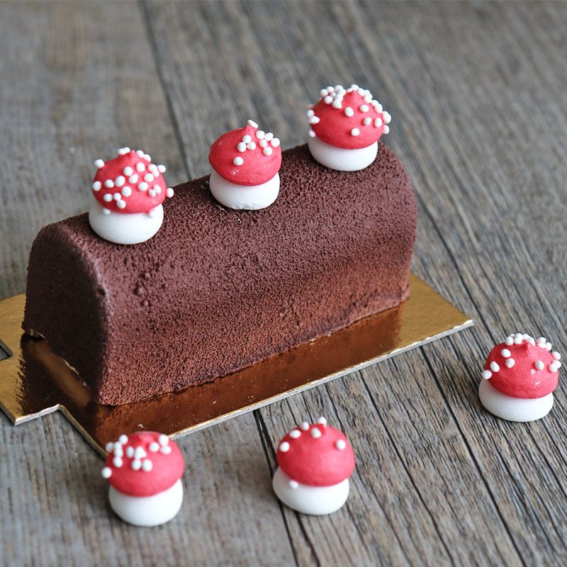 Essbare rote Pilze – 30 g | Zuckerdekoration für Torten, Cupcakes & Bûches