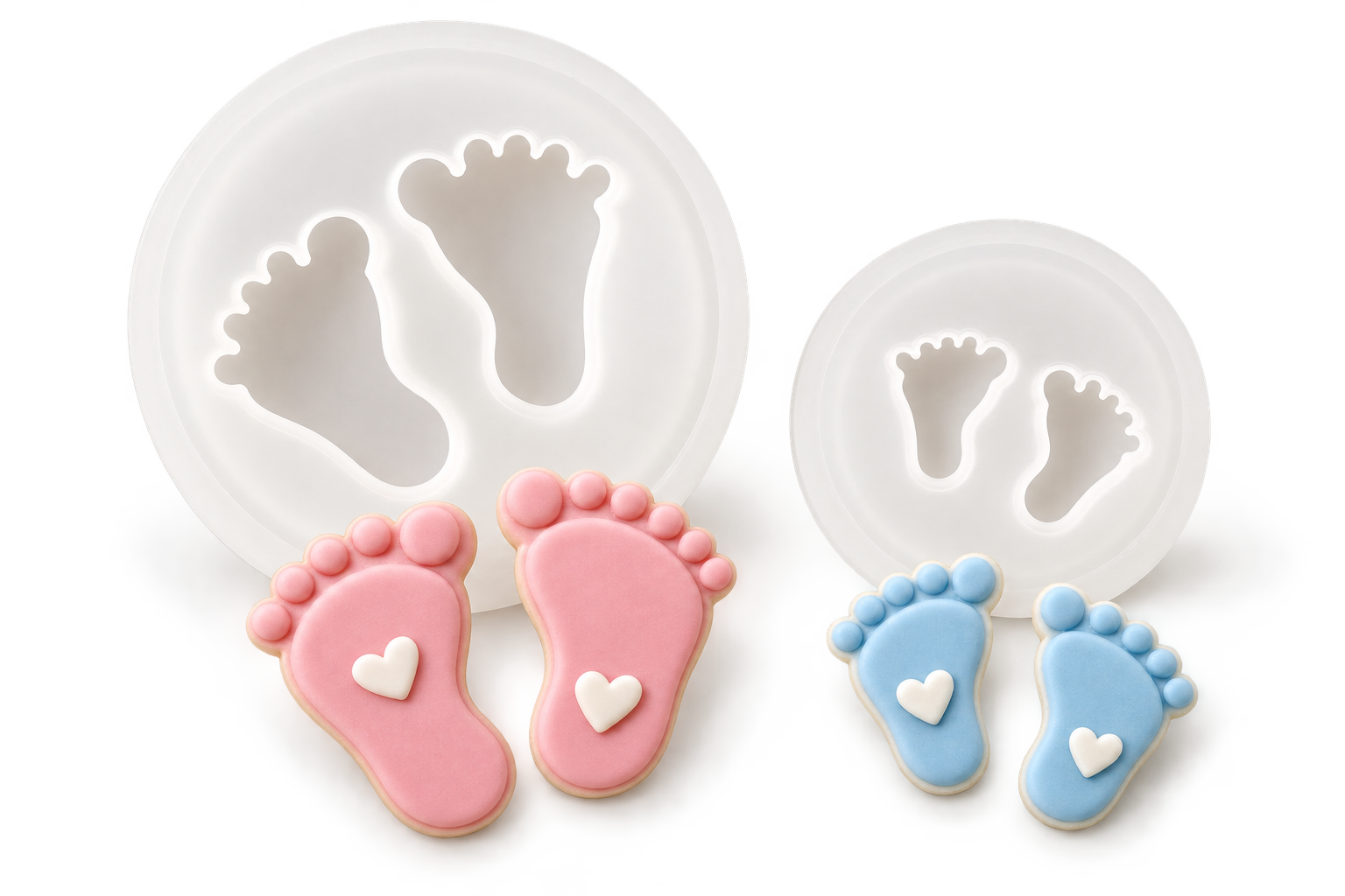 Ausstecher Babyfüße