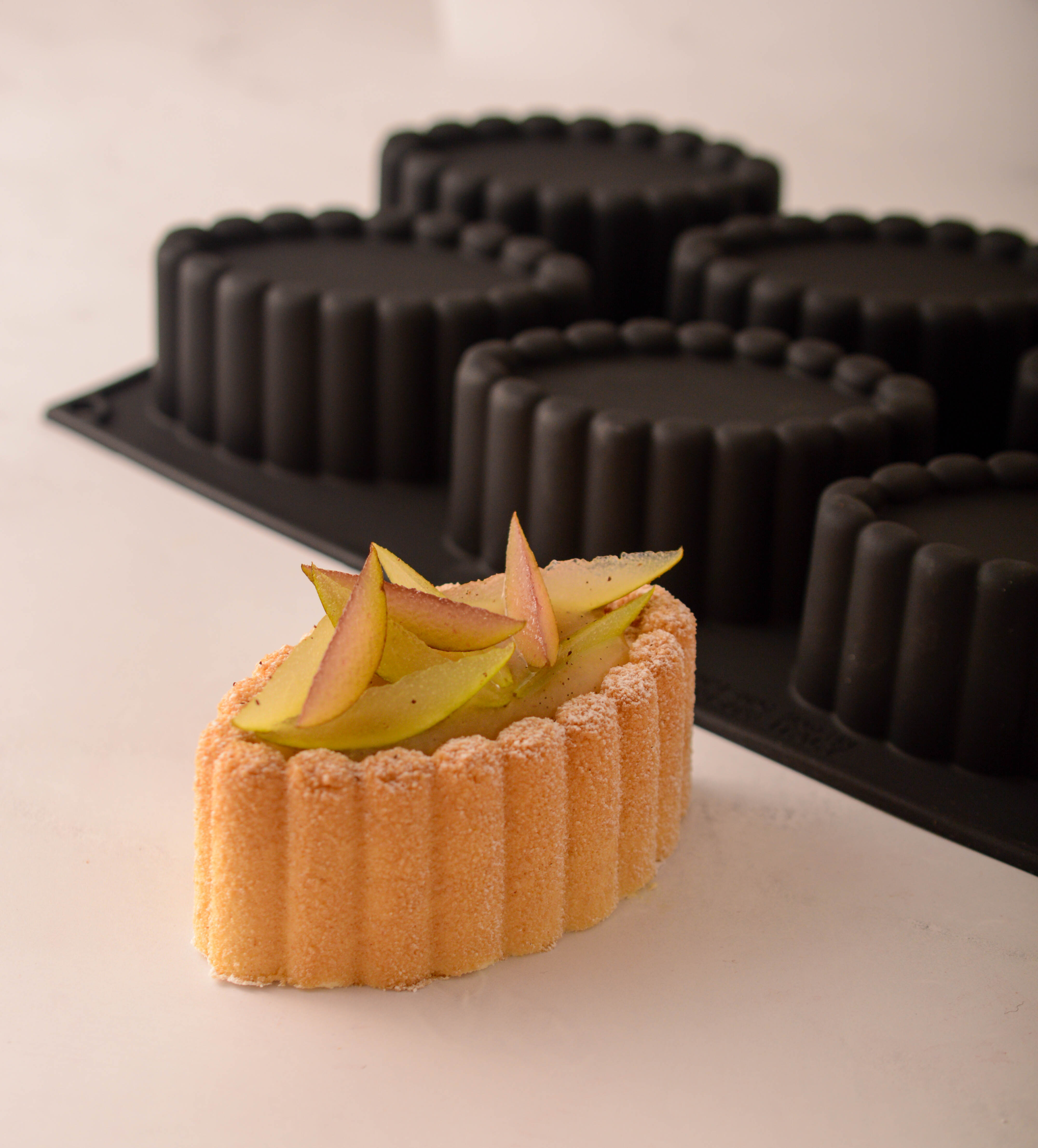 Martellato Charlotte Silikonform für 6 Monoporzionen Dessertform 152 ml