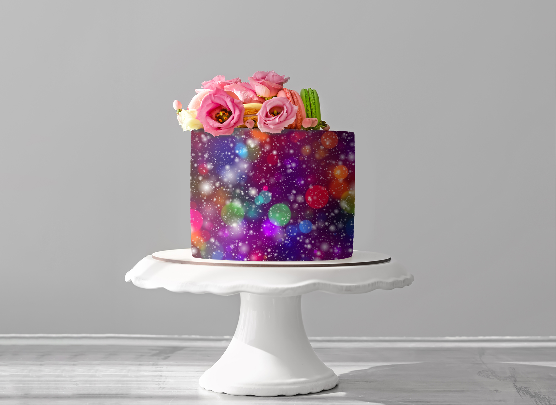 Deko Fondant Kreise bunt