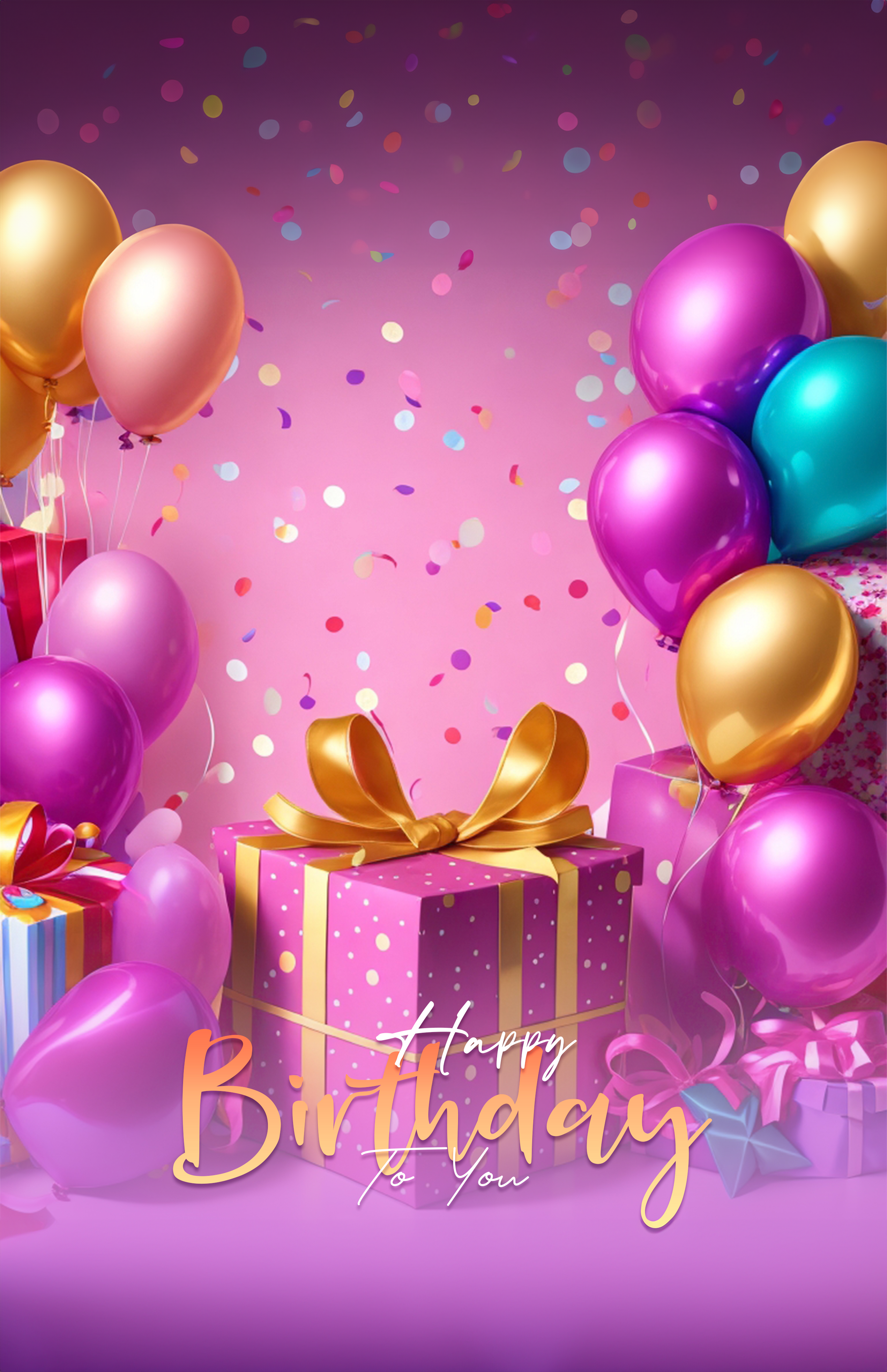 Rouladendekor Happy Birthday 