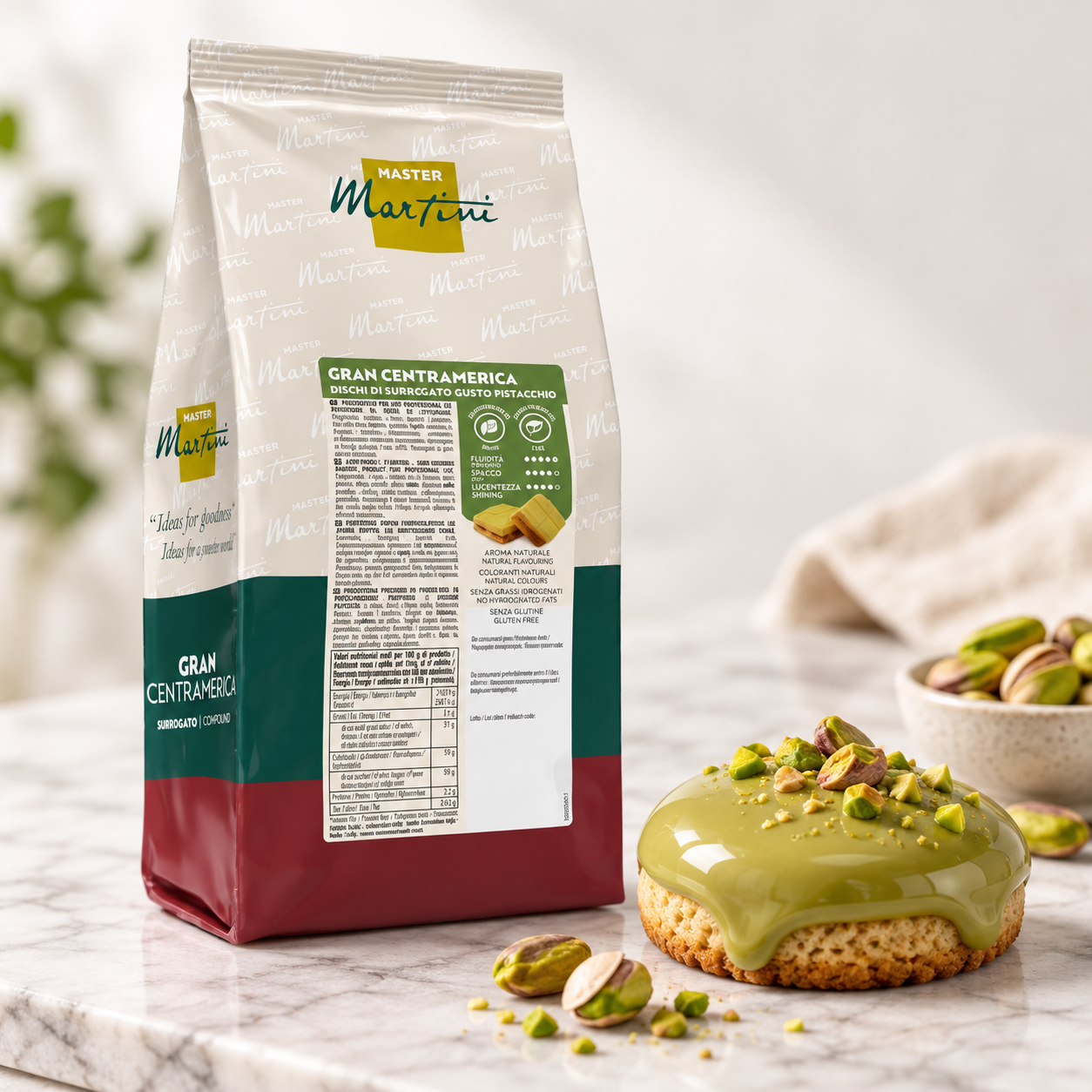 Pistazien Glasur grün 1 kg