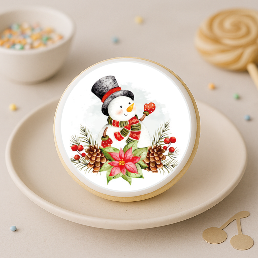 Keksaufleger Schneemann