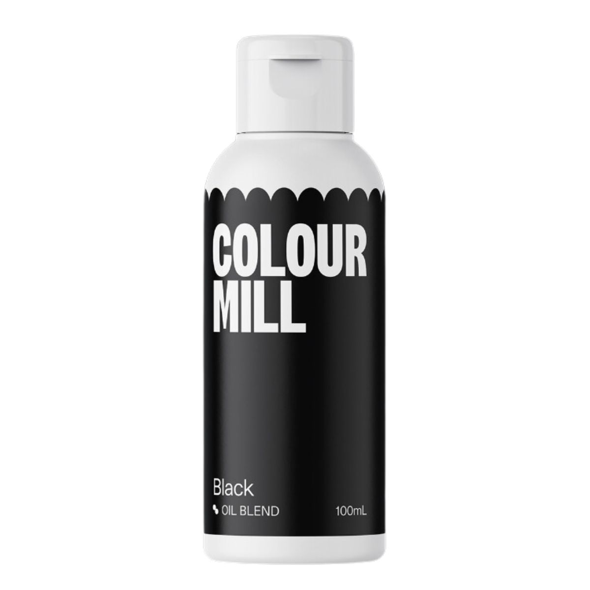 Colour Mill Schwarz 100 ml – Ölbasiertes Lebensmittelfarbgel für Buttercreme, Schokolade & Fondant