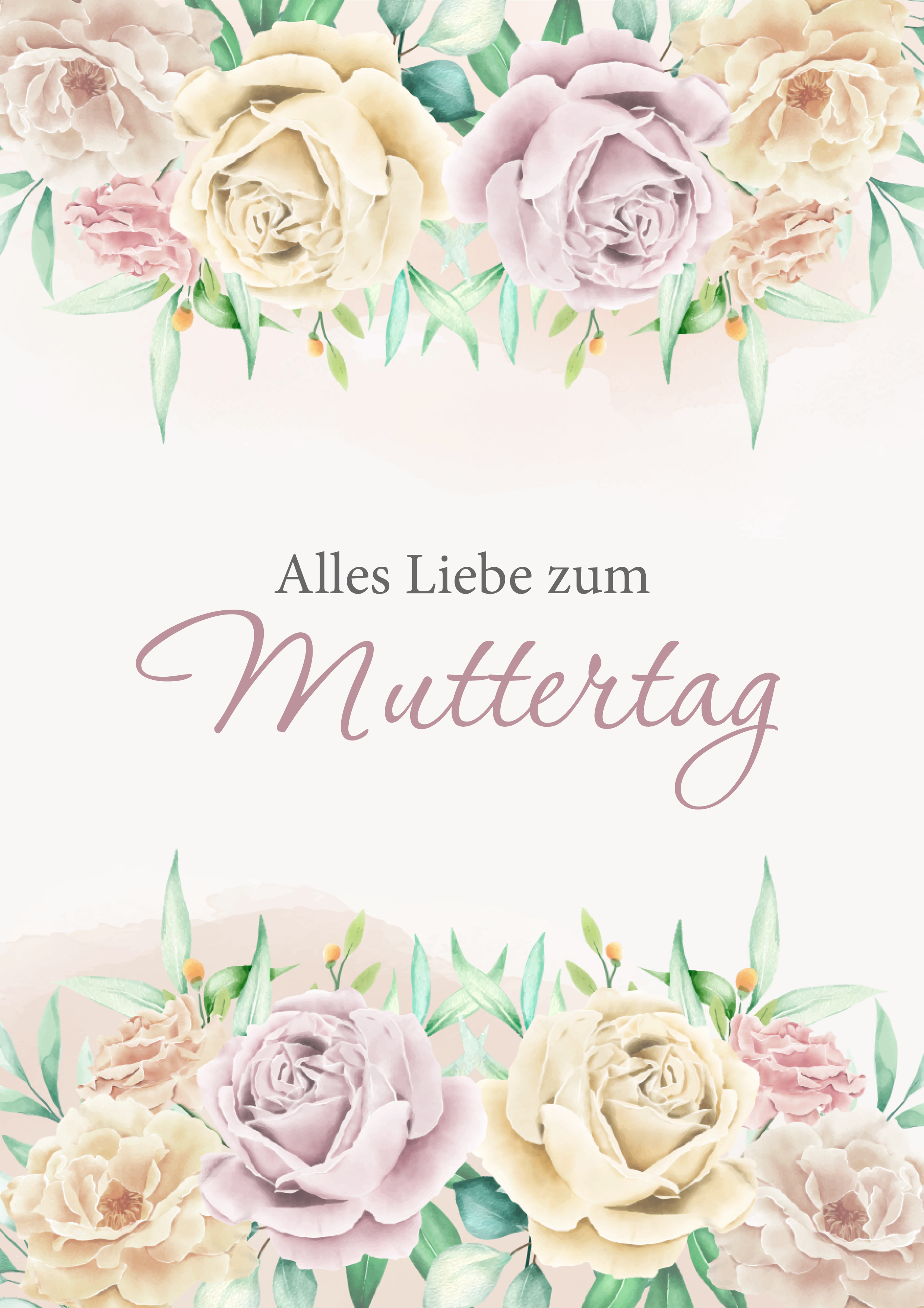 Rouladendekor Muttertag