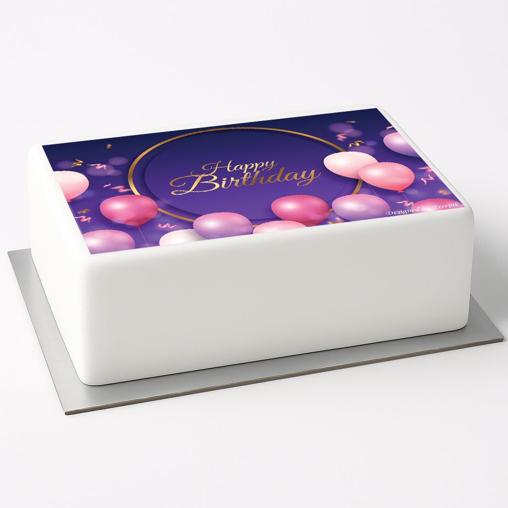 Tortenaufleger Geburtstag