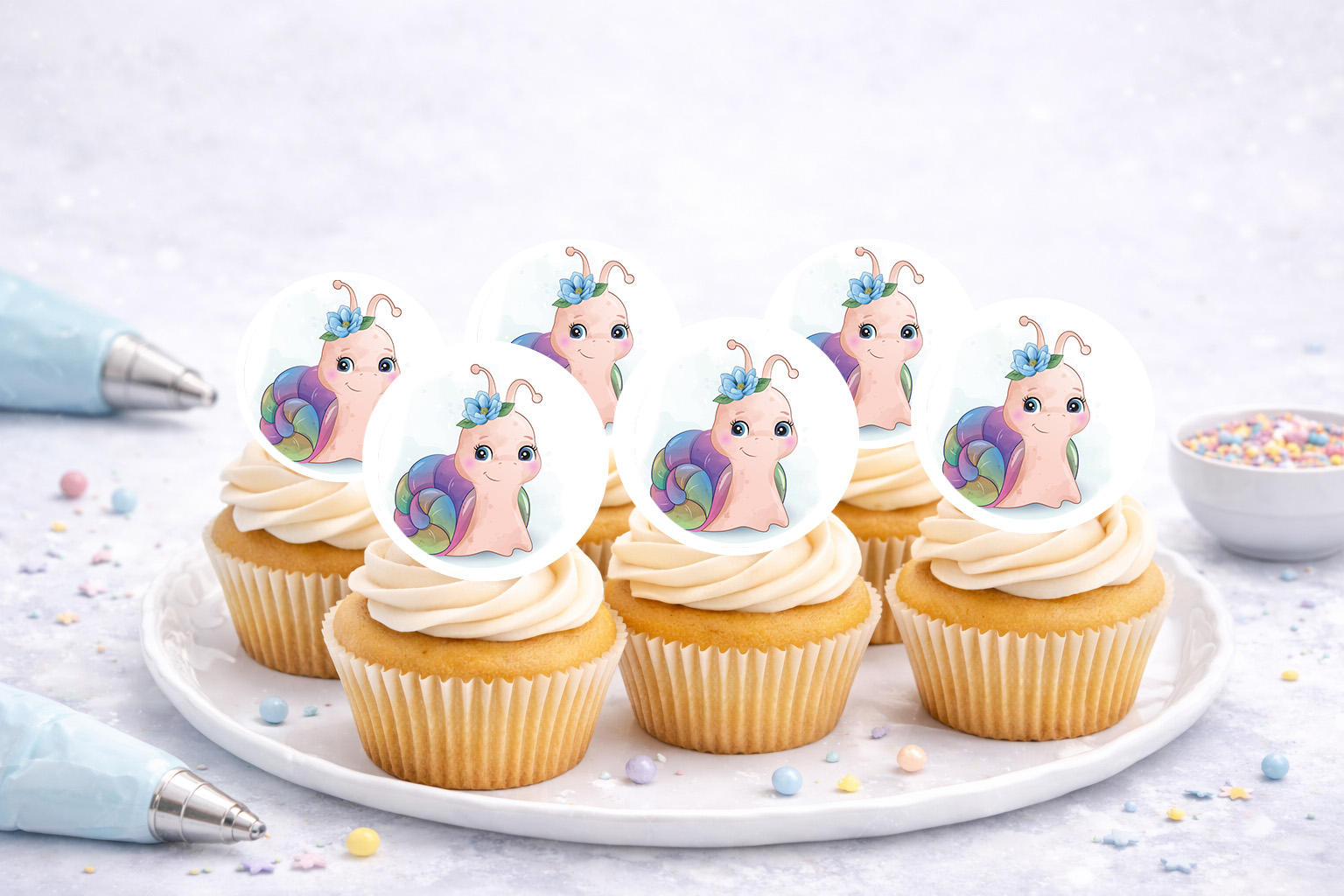 Muffinaufleger Schnecke