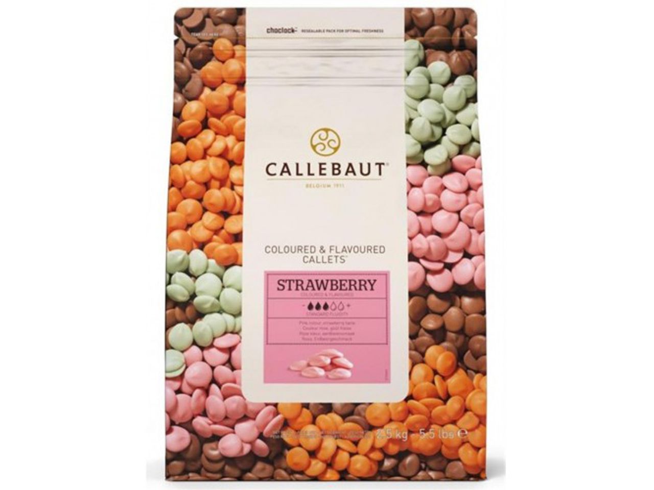 Callebaut Callets Erdbeere 2,5kg