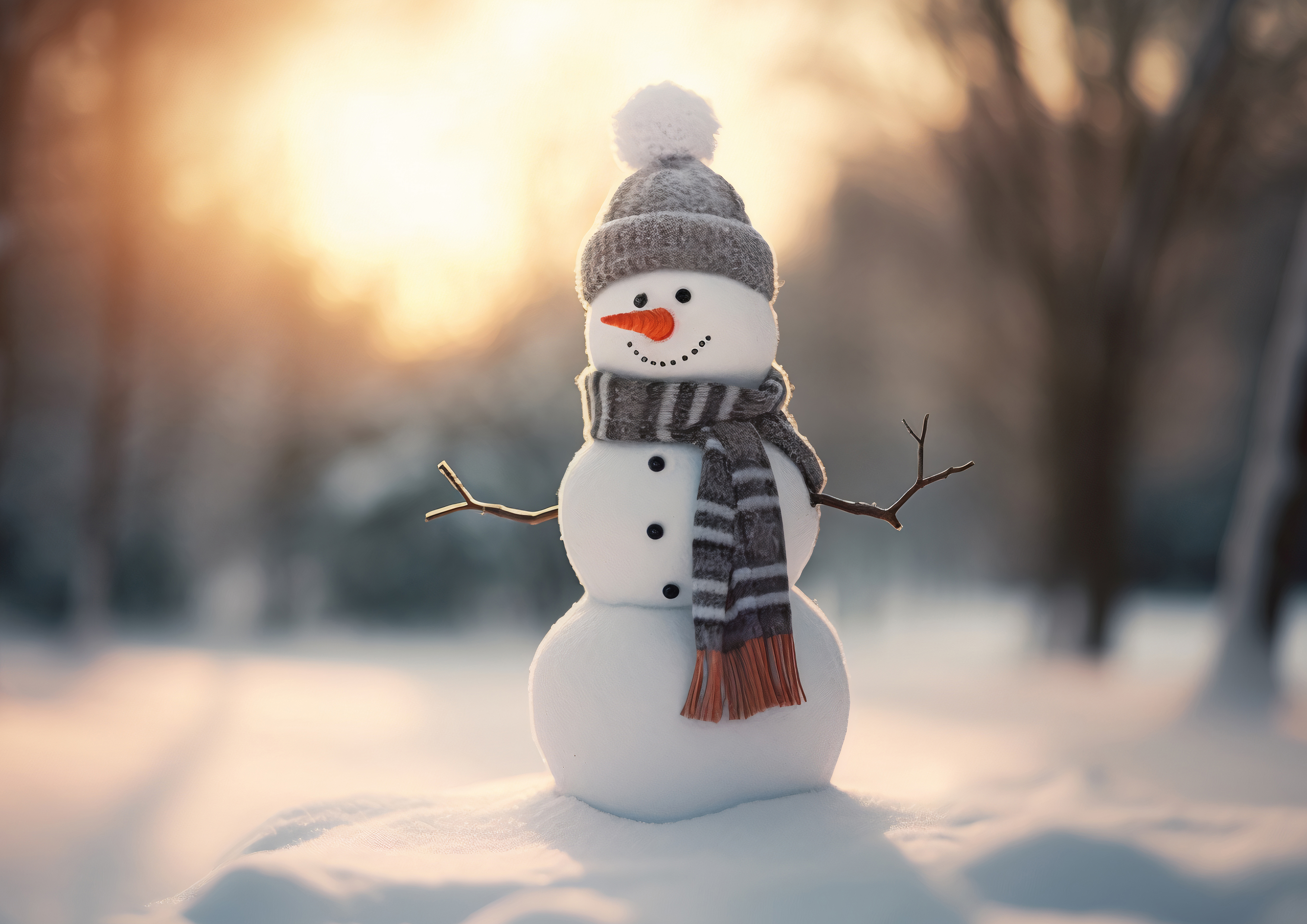 Deko Fondant Schneemann