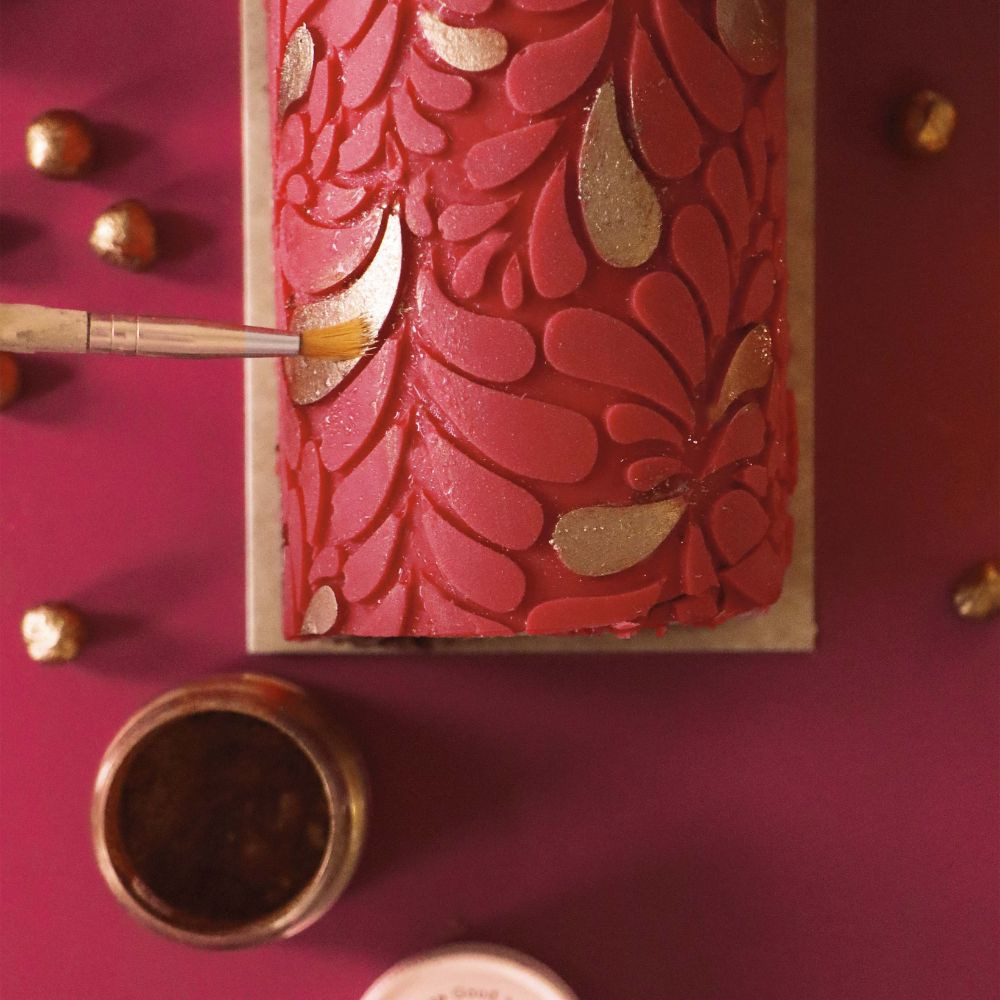 Bûche Backform-Set Ondine mit Insert & Strukturmatte