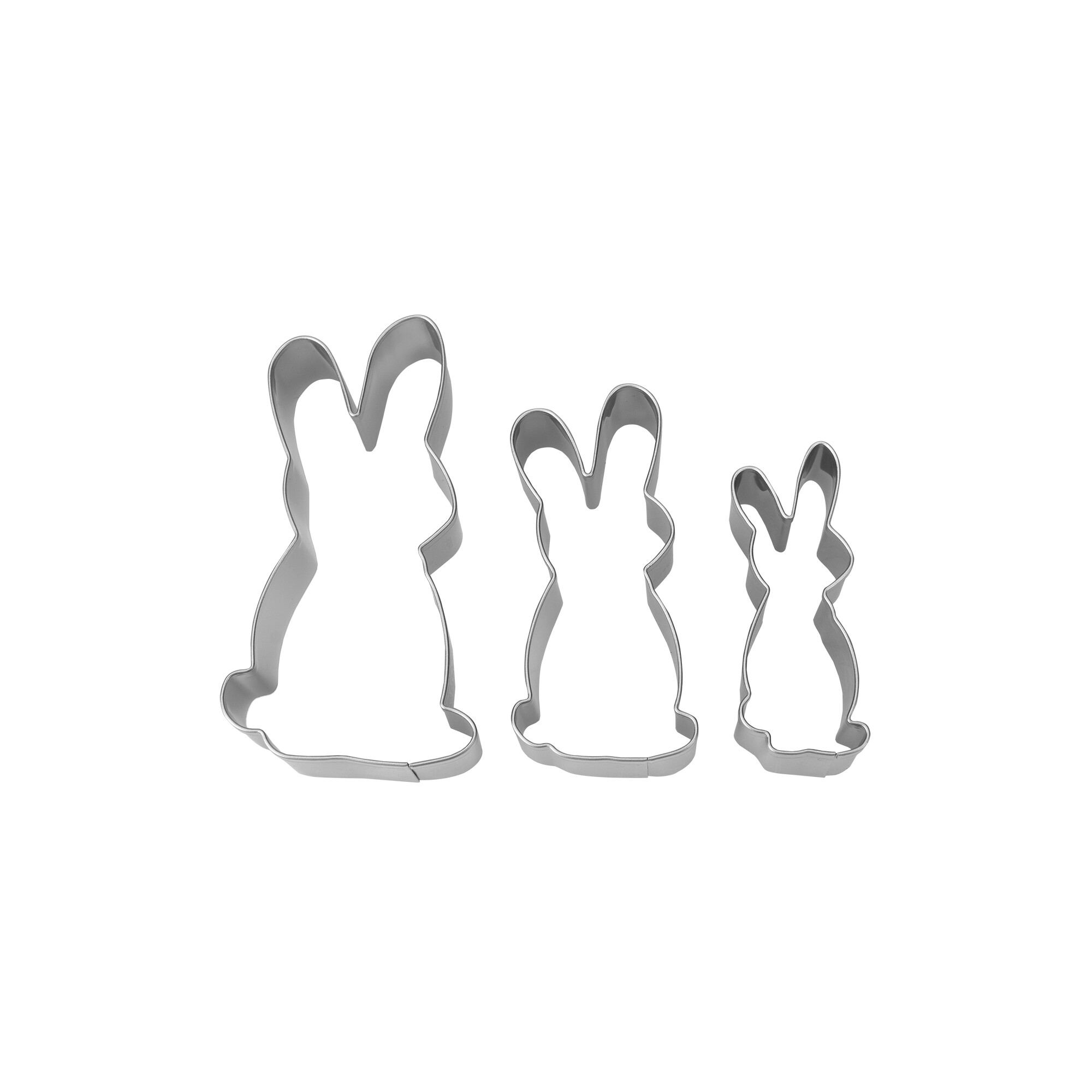 Ausstecher – Hasenfamilie – auf Karte – Set, 3-teilig Ausstecher – Hasenfamilie – auf Karte – Set, 3-teilig